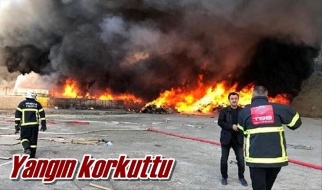 Yangın korkuttu