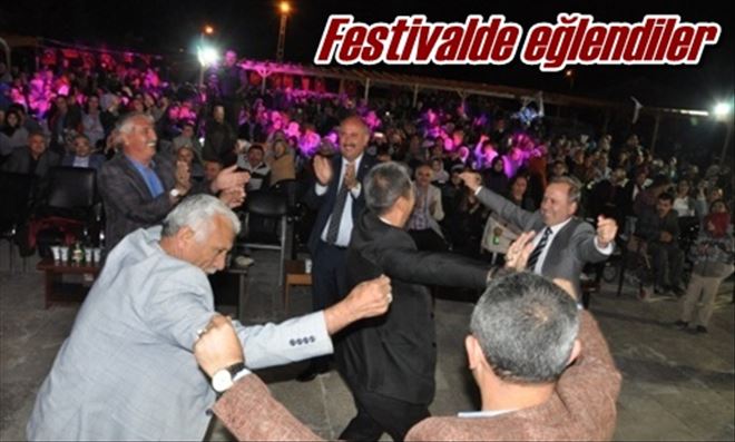 Festivalde eğlendiler