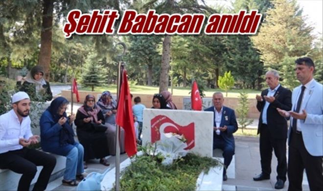 Şehit Babacan anıldı