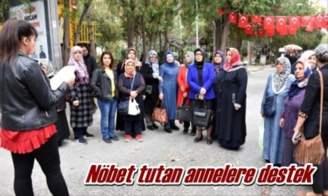 Nöbet tutan annelere destek
