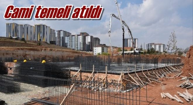 Cami temeli atıldı