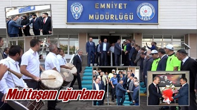 Muhteşem uğurlama