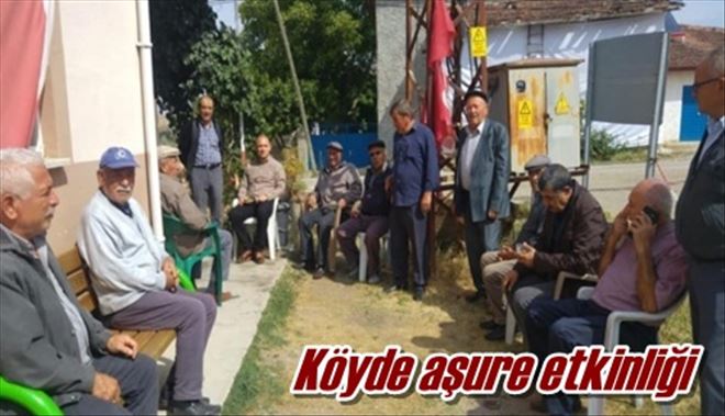 Köyde aşure etkinliği