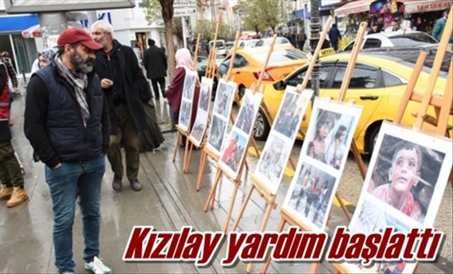 Kızılay yardım başlattı