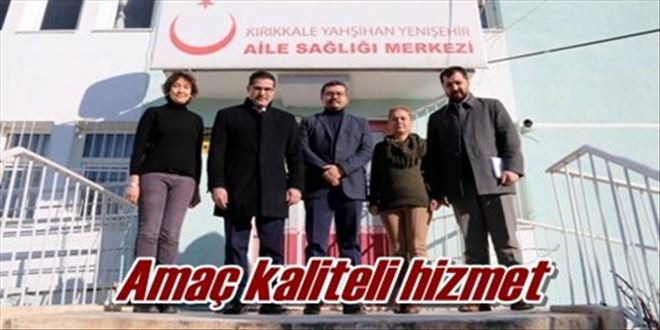 Amaç kaliteli hizmet
