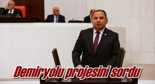 Demiryolu projesini sordu