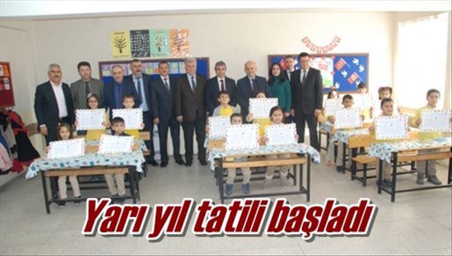 Yarı yıl tatili başladı