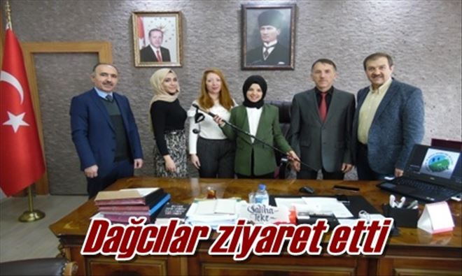 Dağcılar ziyaret etti