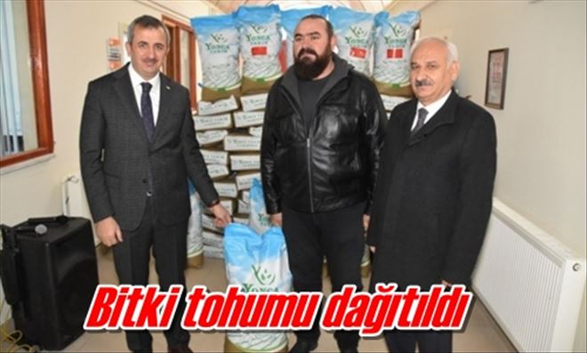 Bitki tohumu dağıtıldı