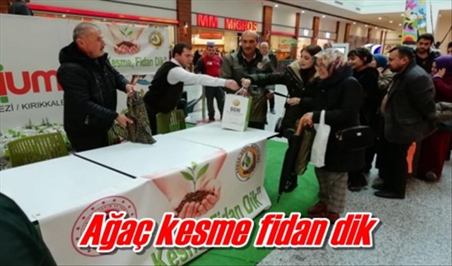 Ağaç kesme fidan dik