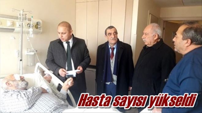 Hasta sayısı yükseldi