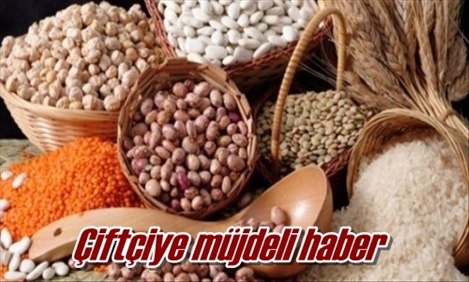 Çiftçiye müjdeli haber