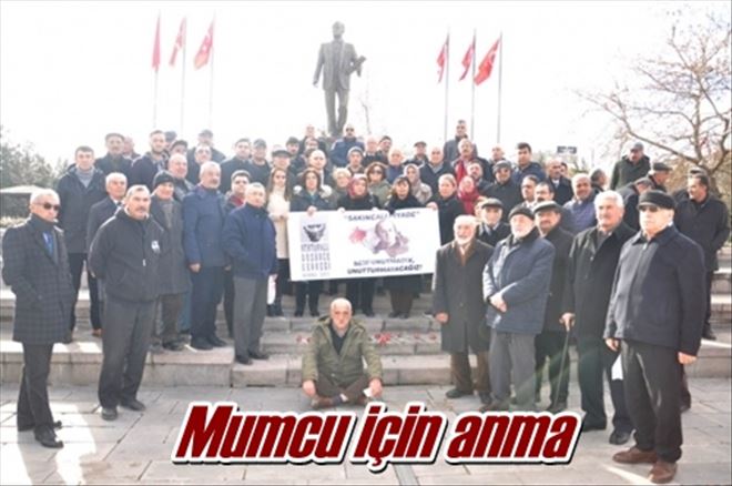 Mumcu için anma