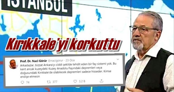 Kırıkkale´yi korkuttu