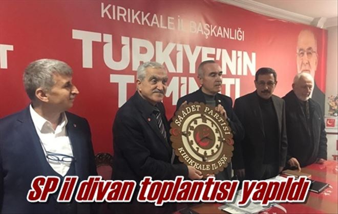 SP il divan toplantısı yapıldı 