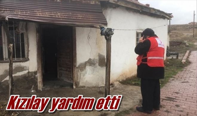 Kızılay yardım etti