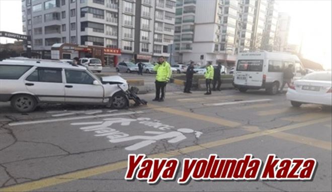 Yaya yolunda kaza