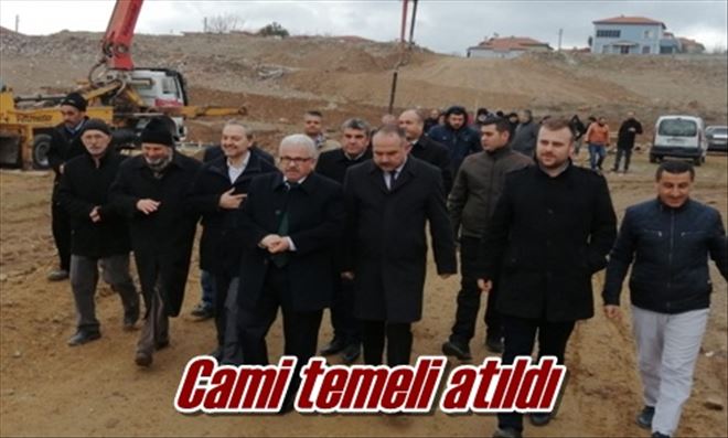 Cami temeli atıldı