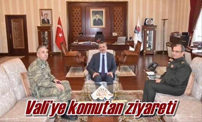 Vali´ye komutan ziyareti