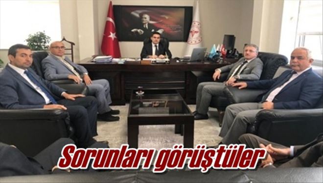 Sorunları görüştüler