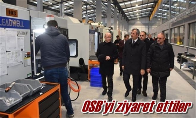 OSB´yi ziyaret ettiler