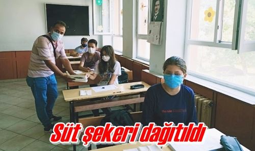 Süt şekeri dağıtıldı