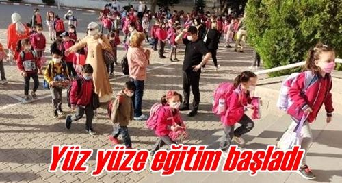 Yüz yüze eğitim başladı