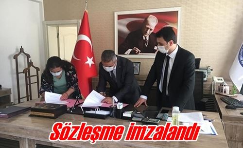 Sözleşme imzalandı