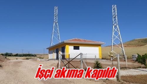 İşçi akıma kapıldı