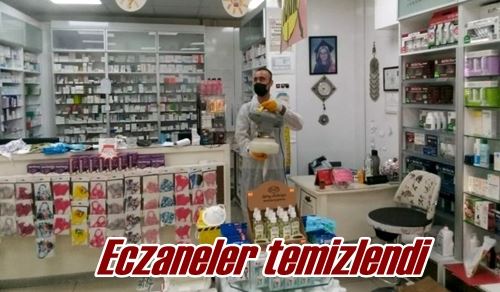 Eczaneler temizlendi