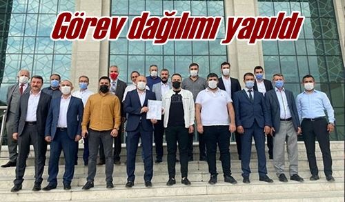 Görev dağılımı yapıldı