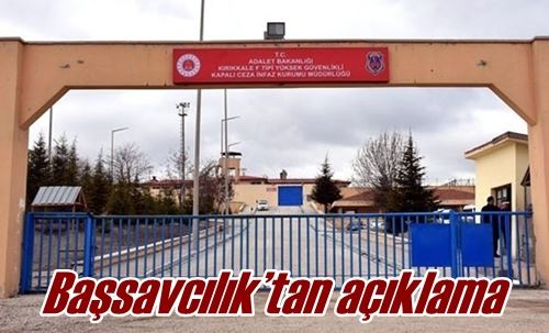 Başsavcılık’tan açıklama