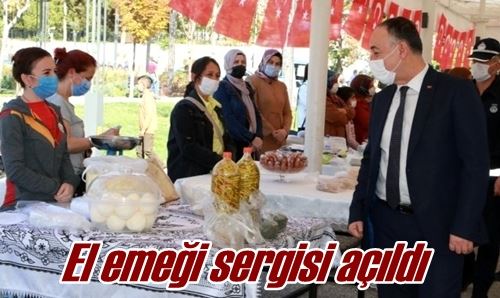 El emeği sergisi açıldı