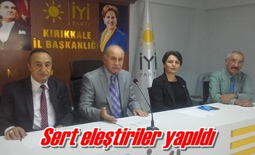 Sert eleştiriler yapıldı