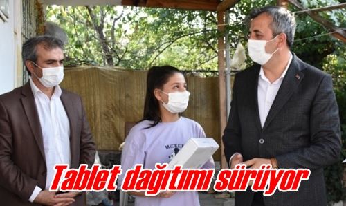 Tablet dağıtımı sürüyor