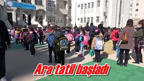 Ara tatil başladı