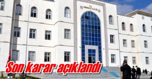 Son karar açıklandı