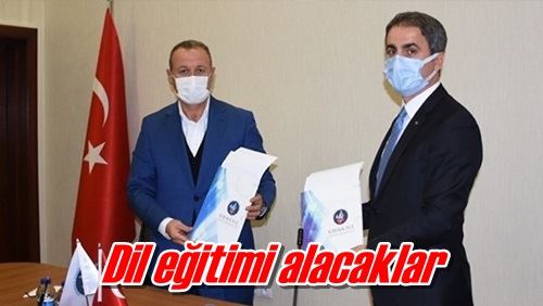 Dil eğitimi alacaklar