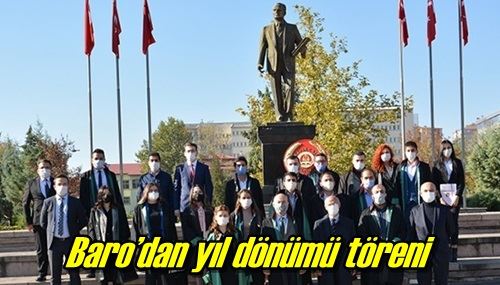 Baro’dan yıl dönümü töreni