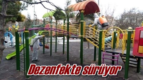 Dezenfekte sürüyor