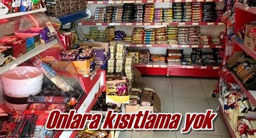 Onlara kısıtlama yok