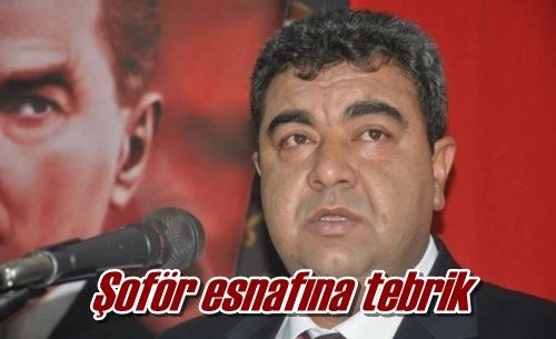 Şoför esnafına tebrik