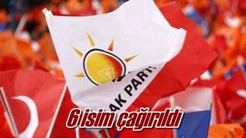 6 isim çağırıldı