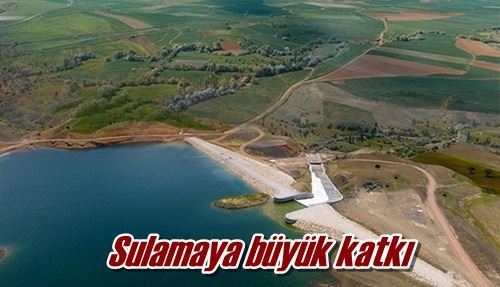 Sulamaya büyük katkı