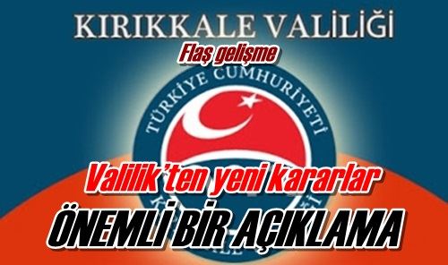 ÖNEMLİ BİR AÇIKLAMA