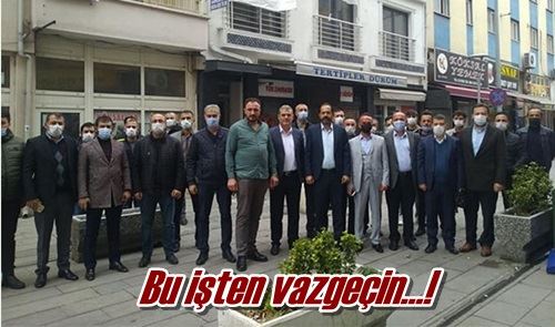 Bu işten vazgeçin