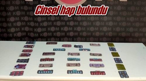 Cinsel hap bulundu