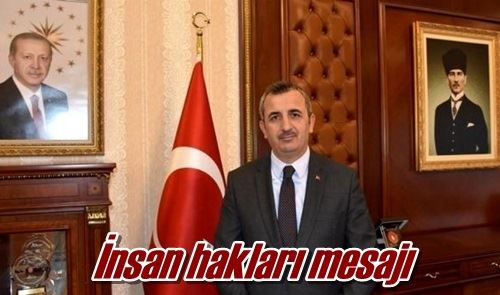 İnsan hakları mesajı