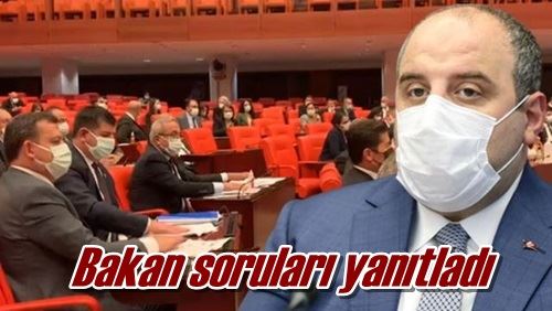Bakan soruları yanıtladı