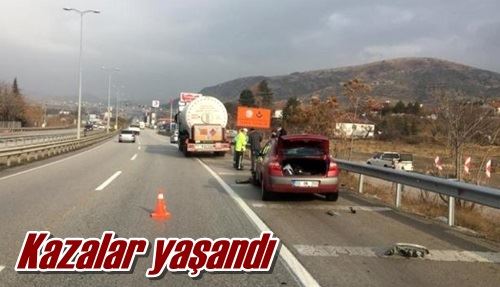 Kazalar yaşandı